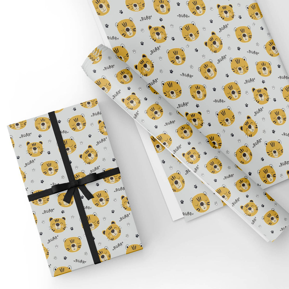 Personalizable Flat Wrapping Paper for Halloween, Holiday, Party - Boo  Ghost, Bulk Wrapping Paper Printed – WrapaholicGifts