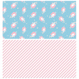 WRAPAHOLIC Reversible Mermaid  Wrapping Paper Jumbo Roll - 24 Inch X 100 Feet
