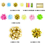 18ct Gift Bows Bright Color