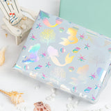 WRAPAHOLIC Mermaid Reversible Wrapping Paper Jumbo Roll - 24 Inch X 100 Feet