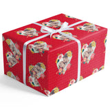 23inch_Custom_Family_Photo_Wrapping_Paper_-_Heart_Red