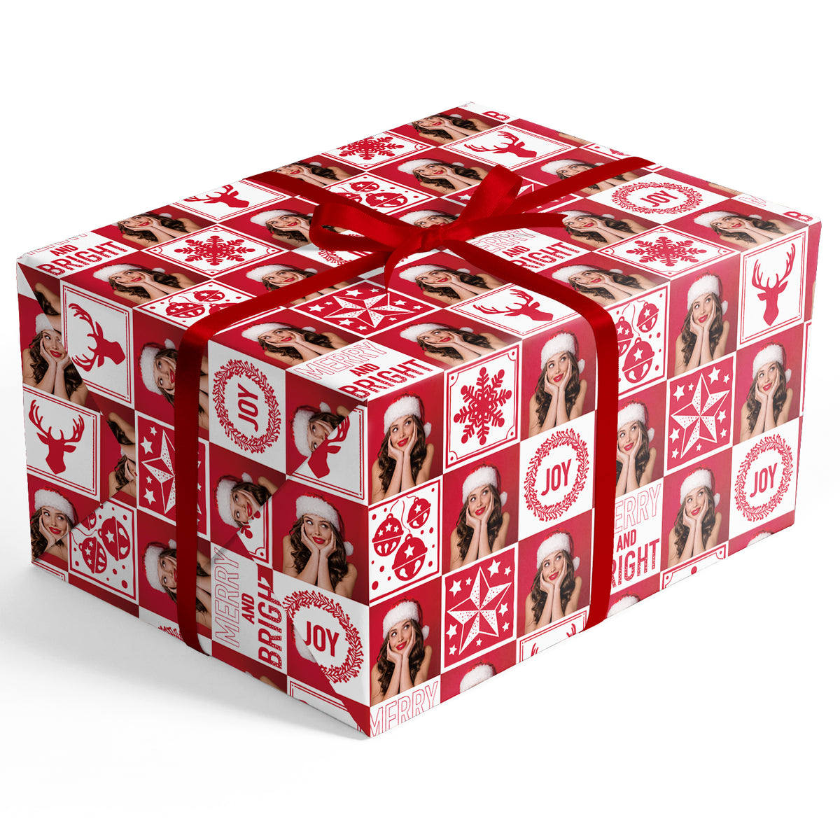 Personalised Customised Gift Wrapping Paper Christmas Gift 