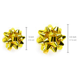 24ct Gift Bows Red Blue Gold for Christmas