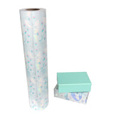 WRAPAHOLIC Mermaid Reversible Wrapping Paper Jumbo Roll - 24 Inch X 100 Feet