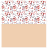 WRAPAHOLIC Reversible Wrapping Paper Jumbo Roll - 30 Inch X 100 Feet - Pink Floral