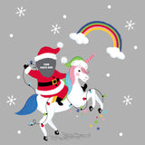 Custom_Your_Photo_Christmas_Gift_Wrapping_Paper_-_Unicorn-3