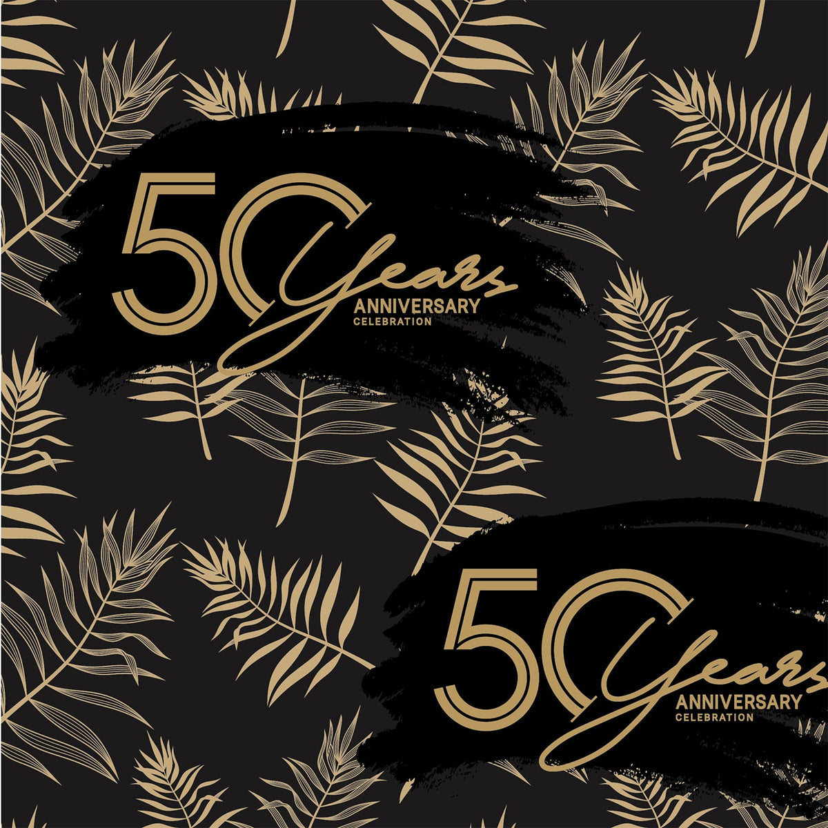 Custom Gift Wrapping Paper Sheets for 50th Birthday - Black and Gold –  WrapaholicGifts