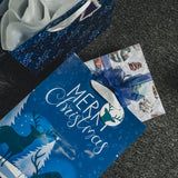 wrapaholic-assort-large-christmas-gift-bag-navy-blue-deer-3-pack-10x5x13-13