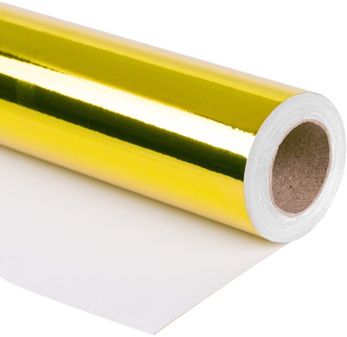 Metallic Wrapping Paper Roll, Green 32.8