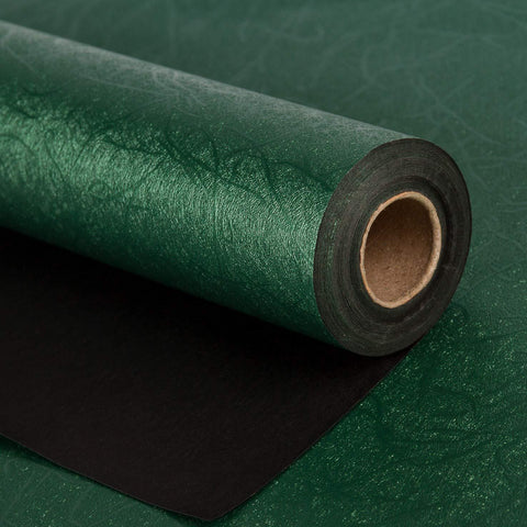 WRAPAHOLIC-Jewelry-Green-Gift-Wrapping-Paper-Dark-Green-Silking-Grain-1
