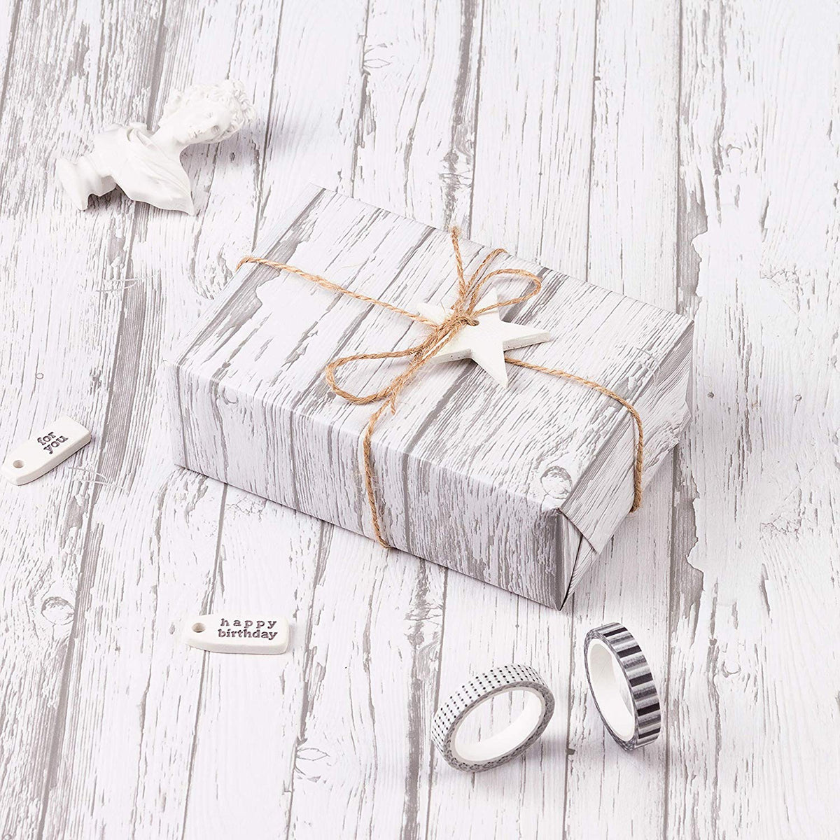 Wood Grain Kraft Wrapping Paper – WRAPAHOLIC