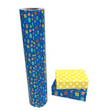 WRAPAHOLIC Reversible Birthday Wrapping Paper with Various Gift Boxes Design - 30 Inch X 100 Feet Jumbo Roll