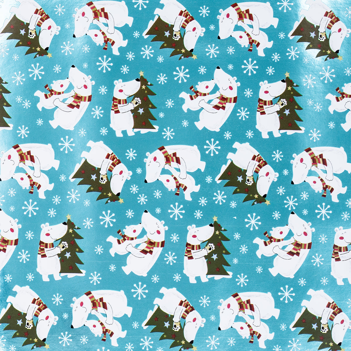  RUSPEPA Christmas Wrapping Paper, Jumbo Roll Kraft Paper -  Polar Bear and Penguin Design for Holiday Gift Wrap - 24 Inches x 100 Feet  : Health & Household