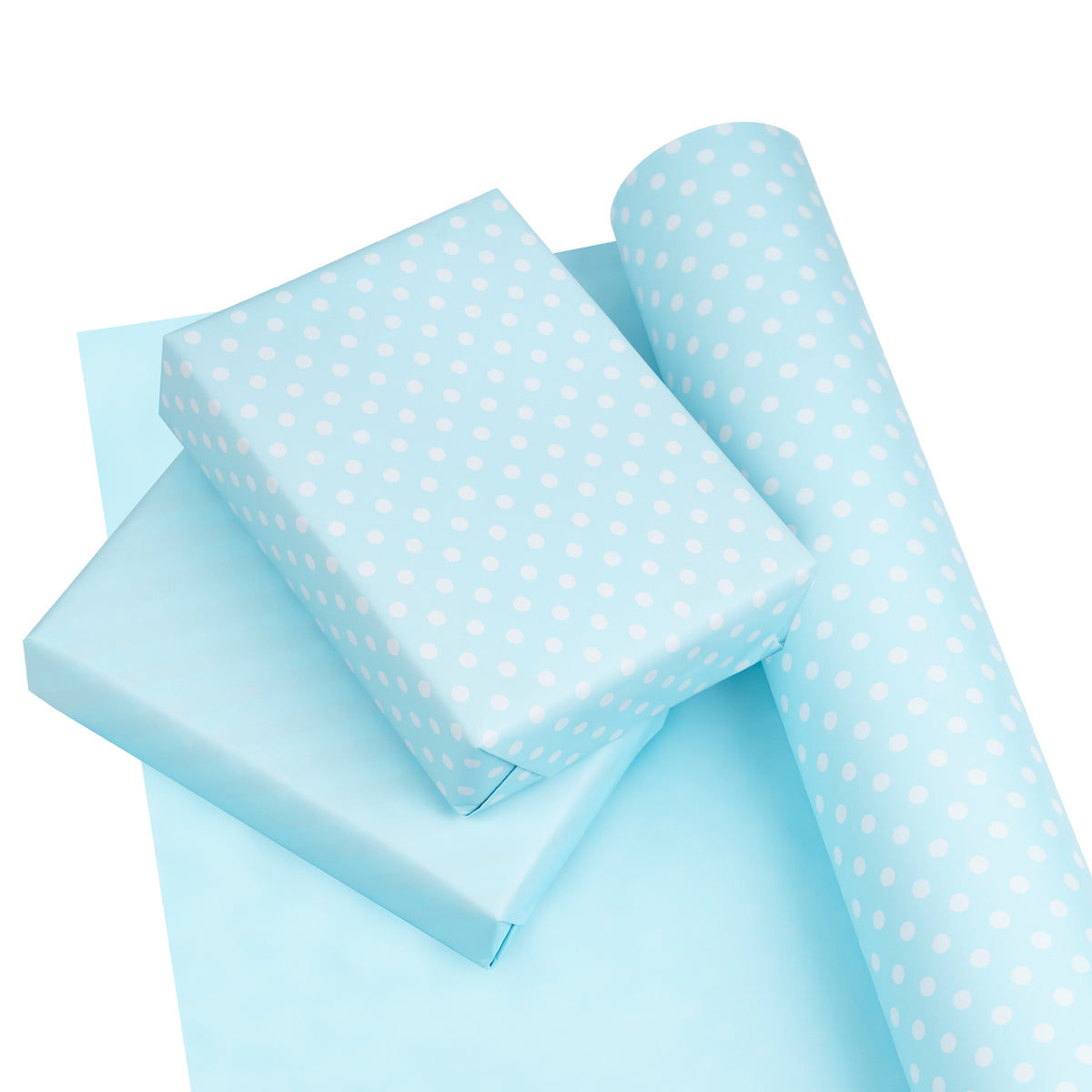  MR FIVE Blue Polka Dot Baby Shower Tissue Paper Bulk,20 x  28,Blue Gift Wrapping Tissue Paper for Gift Bags,Baby Shower Tissue Paper  for Boy,30 Sheets : Health & Household