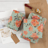 kraft-wrapping-paper-roll-with-vintage-flower-design-for-spring-summer-holiday-occasion-wrap-24-inch-x-100-feet-7