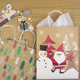 wrapaholic-assort-large-christmas-gift-bags-santa-claus-pine-trees-colorful-lights-3-pack-10x5x13-inch-5