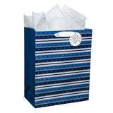 wrapaholic-assort-large-christmas-gift-bag-navy-blue-deer-3-pack-10x5x13-4