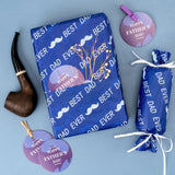 Tissue Paper Christams 24 Sheets Father's Day Moustache