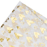 Tissue Paper Christams 25 Sheets Gold Heart