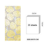 Tissue Paper Christams 24 Sheets Monstera