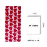 Tissue Paper Christams 24 Sheets Valentine's Red Heart