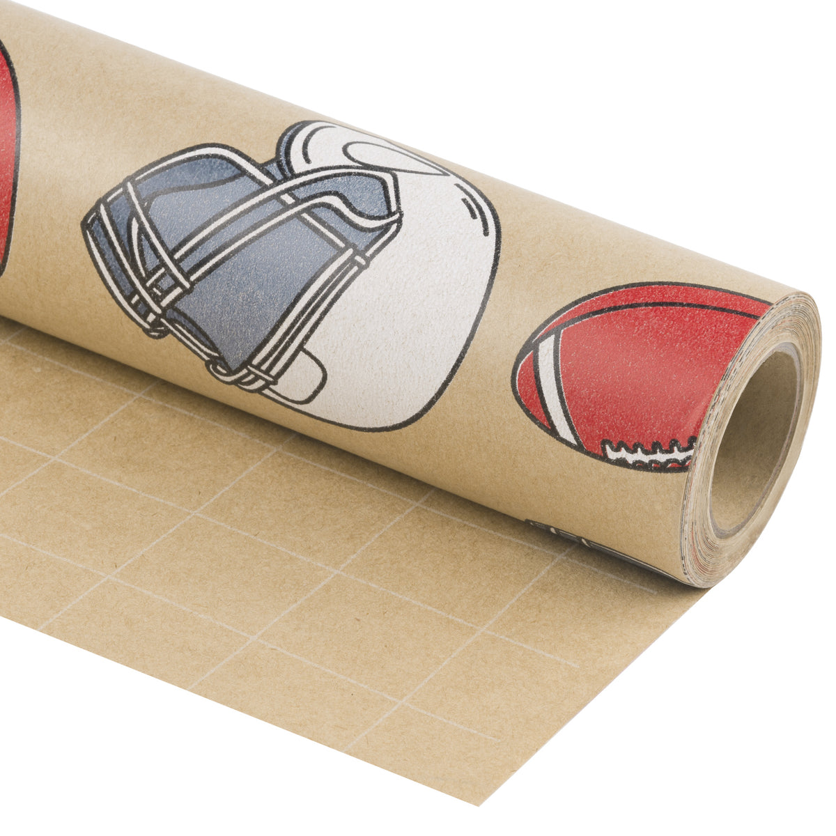 Wrapaholic American Football Style Kraft Gift Wrapping Paper –  WrapaholicGifts