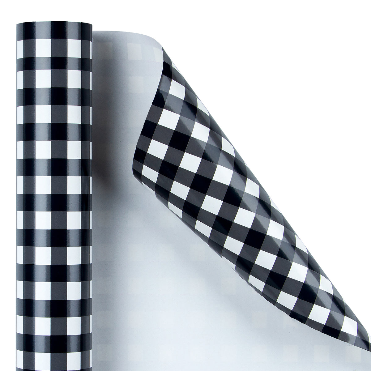 Solid Black and White Wrapping Paper / Gift Wrap