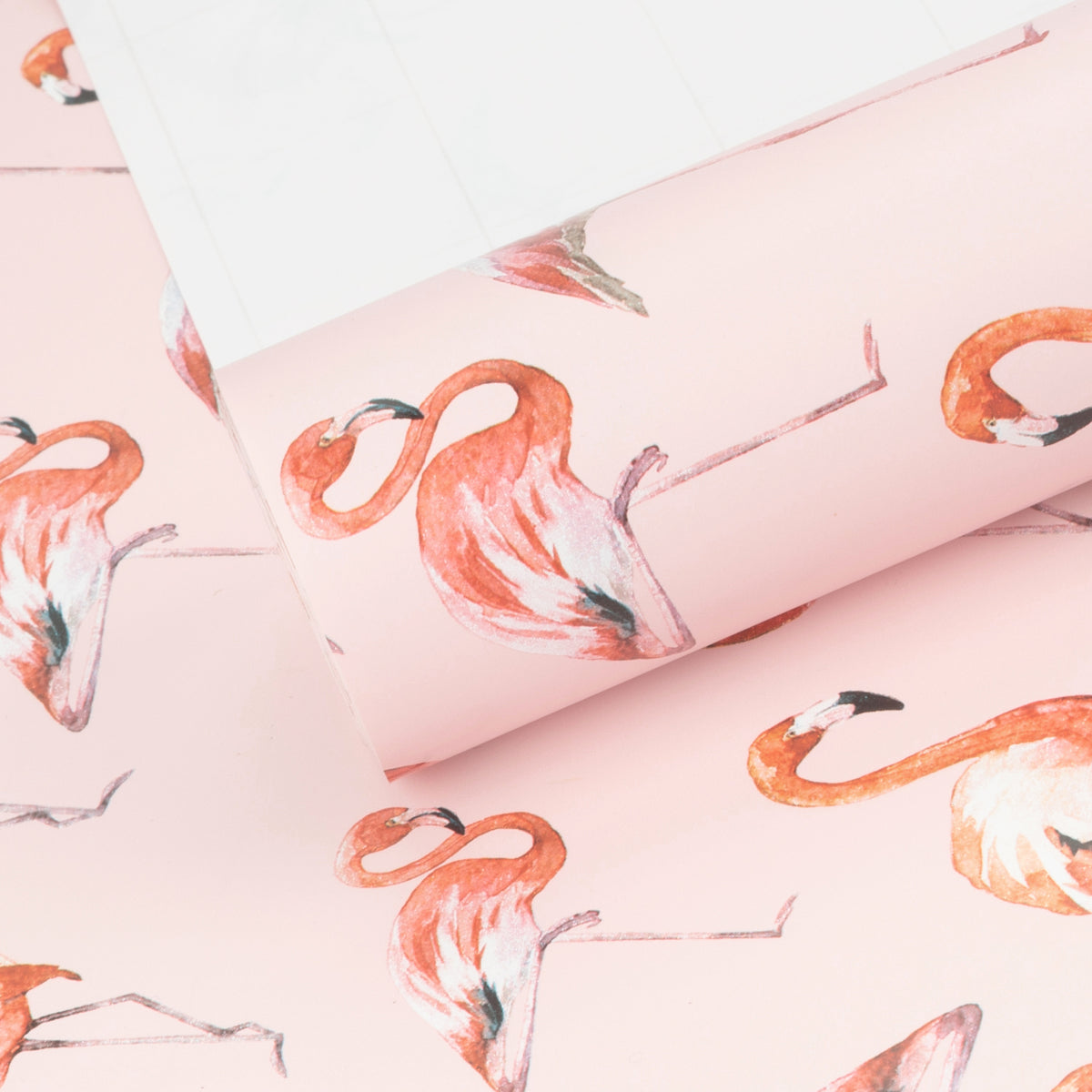 Flamingo Good Vibes Pink Black Cute Tissue Paper