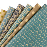 Wrapaholic-Geometry-Christmas-Holiday-Wrapping-Paper-Sheets-1