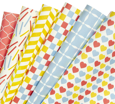 Wrapaholic-Multi-color-Geometry-Wrapping-Paper-Sheets-1