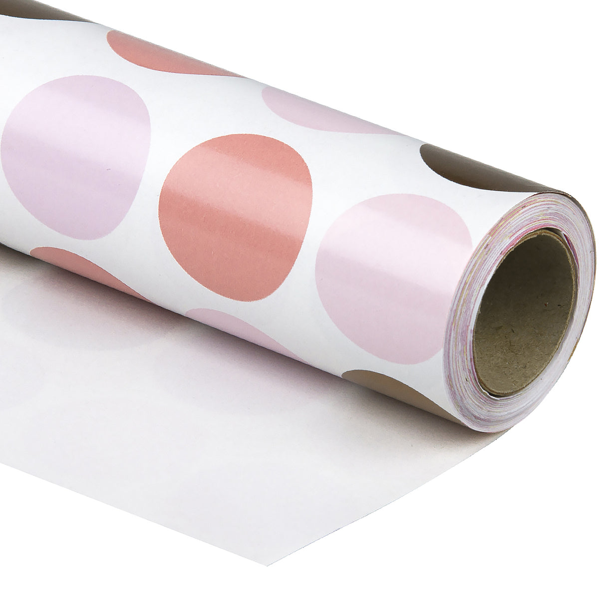 Light Pink Wrap Packaging Paper Custom Gold Brand Logo Printing