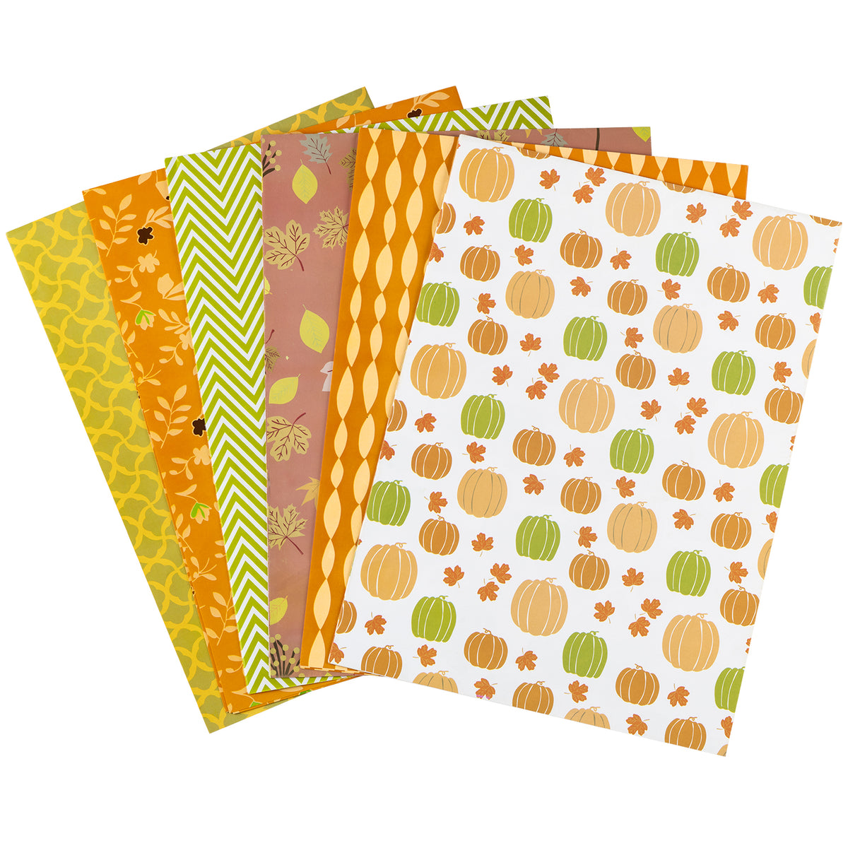 Autumn Gift Wrap Paper Flat Sheet 6pcs/Roll Harvest – WrapaholicGifts