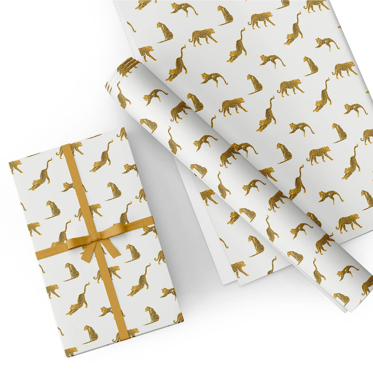 Custom Flat Wrapping Paper for Birthday, Party - Square Green