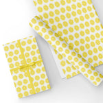 Custom Flat Wrapping Paper for Birthday, Holiday, Summer, Christmas - Lemon Fruit Wholesale Wraphaholic