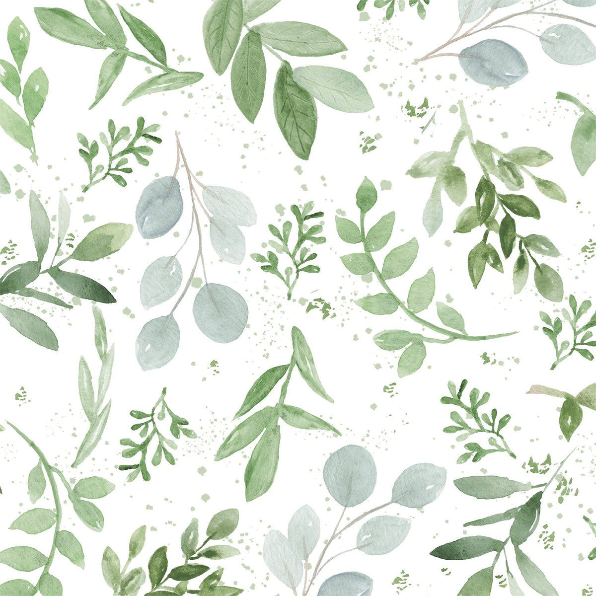 Hunter Green Elegant Succulent Pattern Design Wrapping Paper Sheets