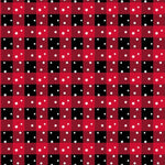 Custom Flat Wrapping Paper for Christmas - Red & Black Buffalo Grid Snowflake Wholesale Wraphaholic