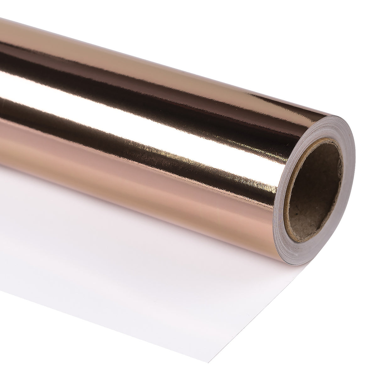 Celebrate Next Solid Metallic Rose Gold True Rose Gold Shinny Gloss  Metallic Gift Wrapping Paper Roll 30 x 15