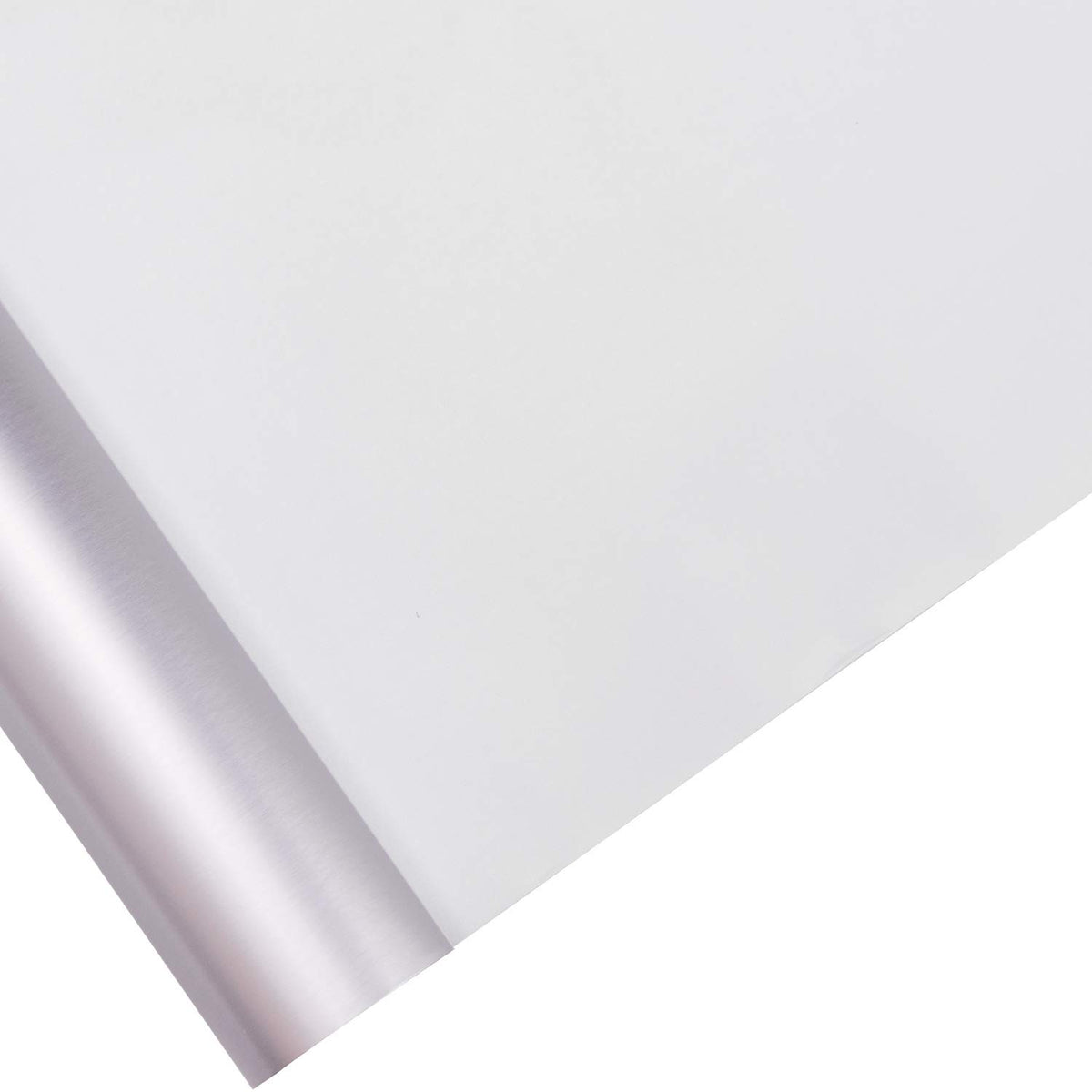 High-Quality Silver Matte Bulk Wrapping Paper - 520 Sq Ft at Jampaper