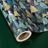 WRAPAHOLIC Reversible Christmas Wrapping Paper Roll, 17 Inch x 33 or 16.4 Feet Holiday Gift Wrap