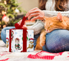 WRAPAHOLIC Christmas Wrapping Paper Roll, 17 Inch x 16.5 Feet, Reversible Holiday Gift Wrap, Double-Sided Christmas Designs for Gifts