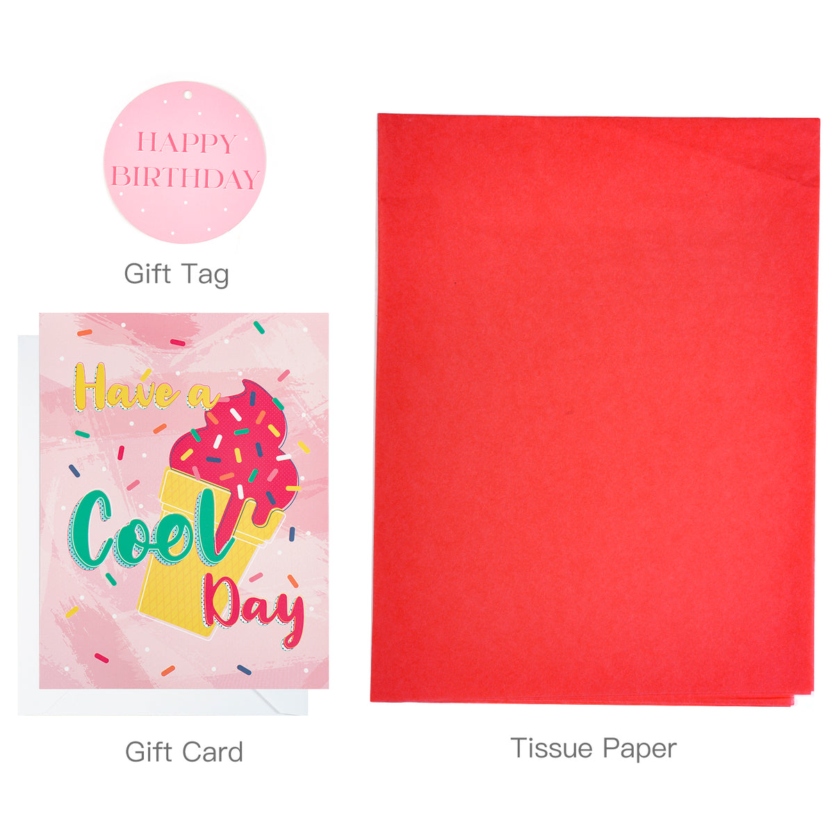 wrapaholic-13-inch-large-gift-bag-with-birthday-card-tissue-paper-pink-icecream-patterns-2