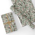 Tropical Giraffe Flat Wrapping Paper Sheet Wholesale Wraphaholic