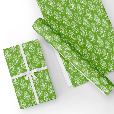 Personalized Wrapping Paper Sheets for Christmas - Christmas Mistletoe  Leaf, Black & White – WrapaholicGifts