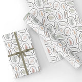 Boho Fern Leaf Flat Wrapping Paper Sheet Wholesale Wraphaholic