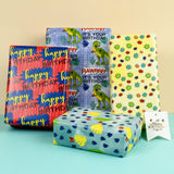 wrapaholic-Birthday-Wrapping-Paper-4-Pack-100-sq.ft.-Total-Dinosaur-5
