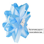 11ct Curly Bows & Stars Bows Blue
