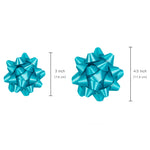 11ct Curly Bows & Stars Bows Gold & Green