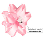 11ct Curly Bows & Stars Bows Light Yellow
