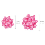 11ct Curly Bows & Stars Bows Pink