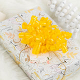 12ct Curly Bows Bright Yellow